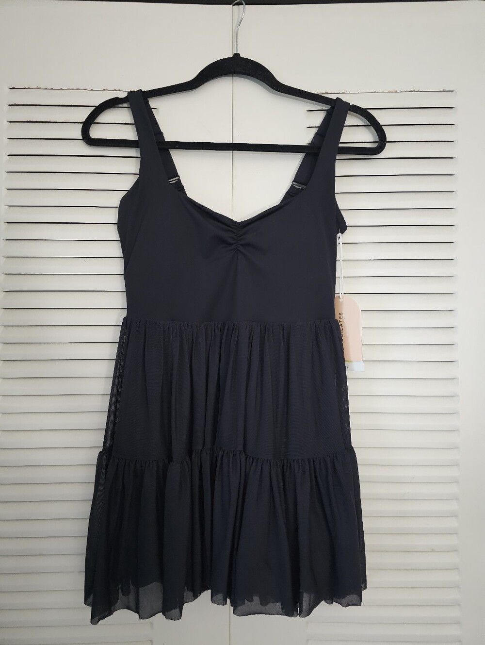 Blogilates Sweetheart Babydoll Black Dress - Picture 4 of 8